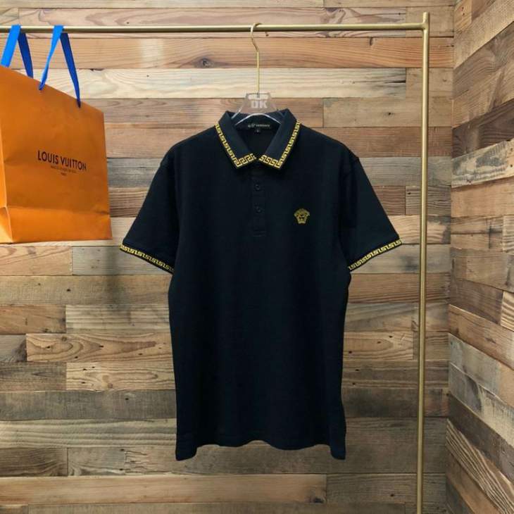 Picture of Versace Polo Shirts Short _SKUVersaceM-3XL8qn203125297